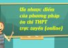 Ưu nhược điểm của phương pháp ôn thi THPT trực tuyến (online)